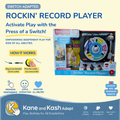 Switch Adapted Rockin’ Record Player- New