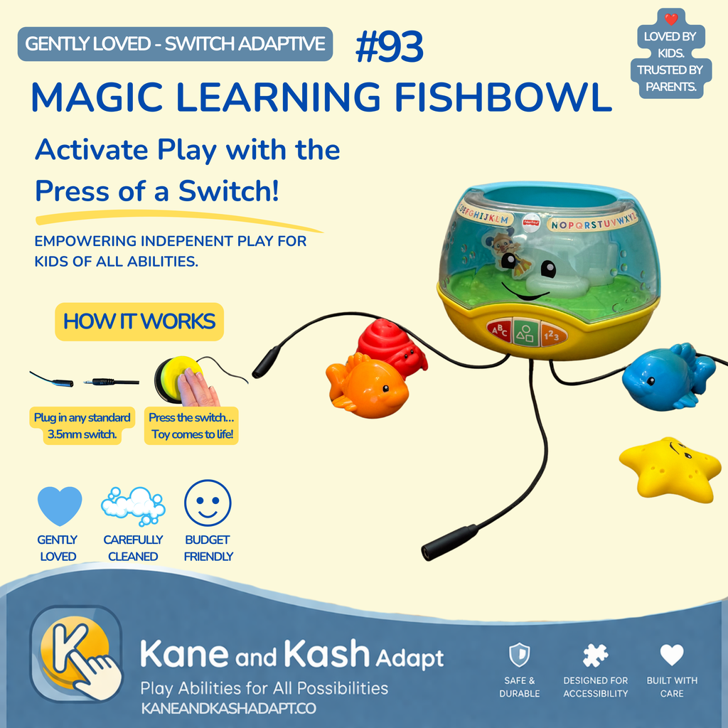 Switch Adapted Magic Learning Fish Bowl #93- Gently Loved