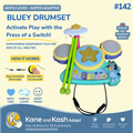 Switch Adapted Bluey Hooray Drum Set #142- Gently Loved