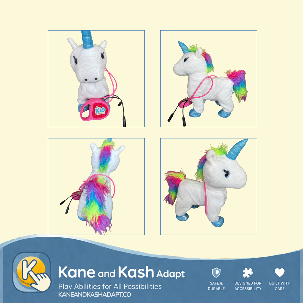 Switch Adapted Walking Unicorn #137- Gently Loved