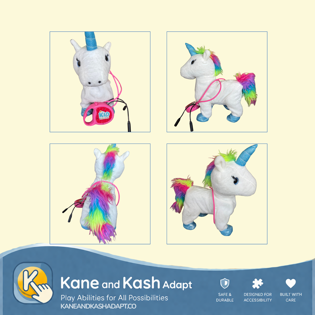 Switch Adapted Walking Unicorn #137- Gently Loved