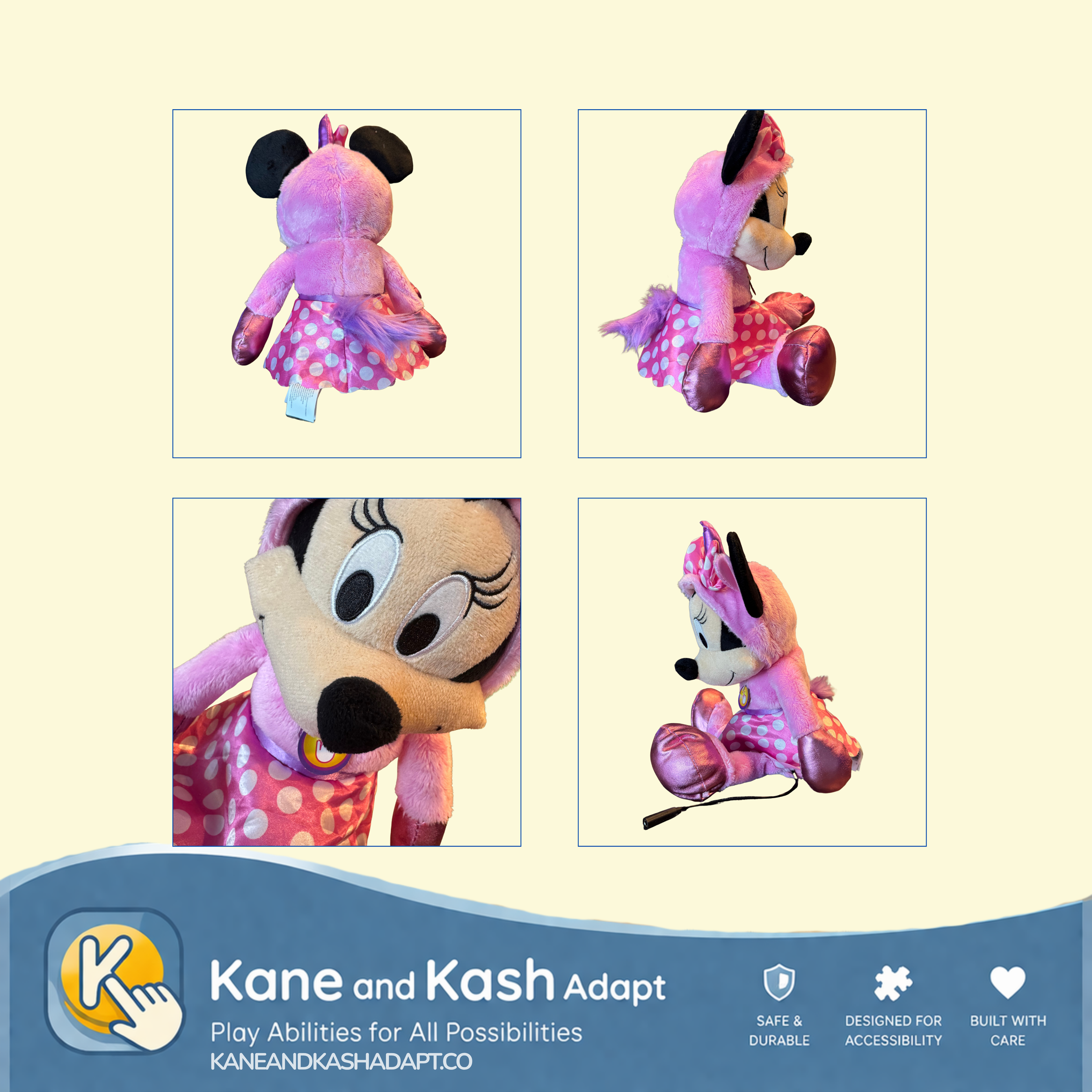 Switch Adapted Silly Giggling Minnie #73- Gently Loved