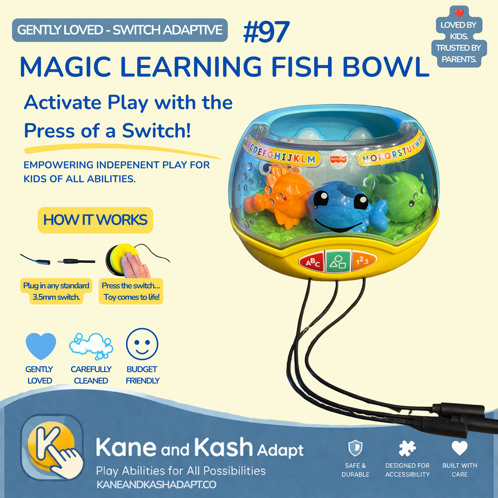 Switch Adapted Magic Learning Fish Bowl #97- Gently Loved
