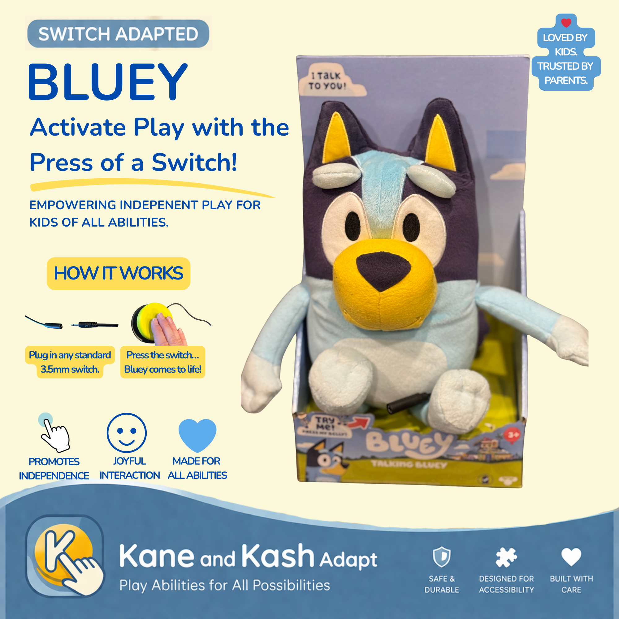 Bluey Talking Plush Doll