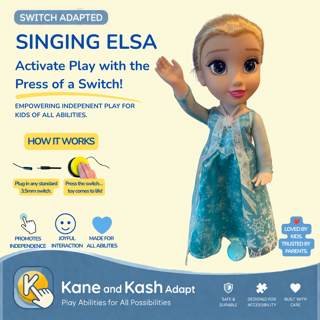 Switch Adapted Singing Friend Elsa- New