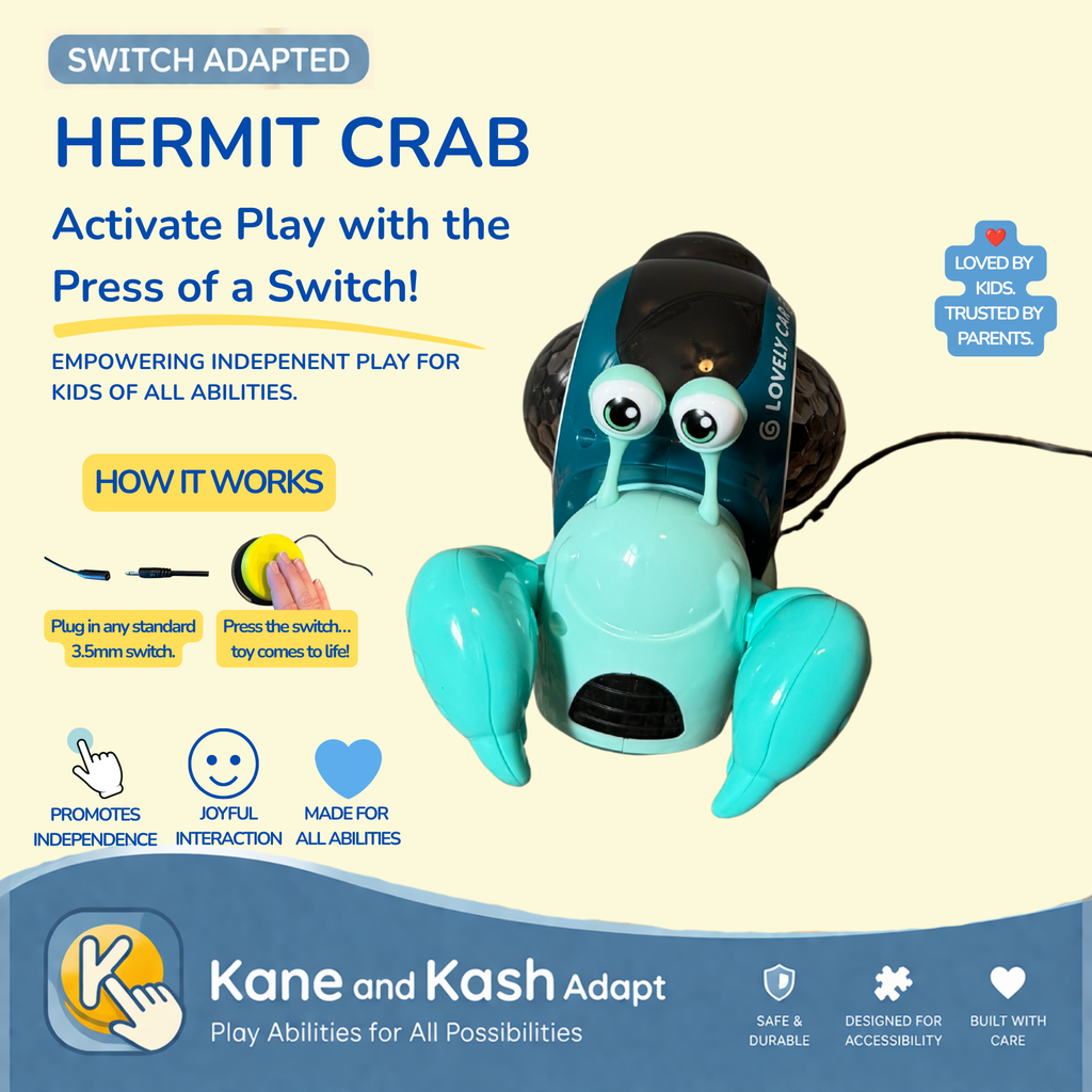 Switch Adapted Hermit Crab- New