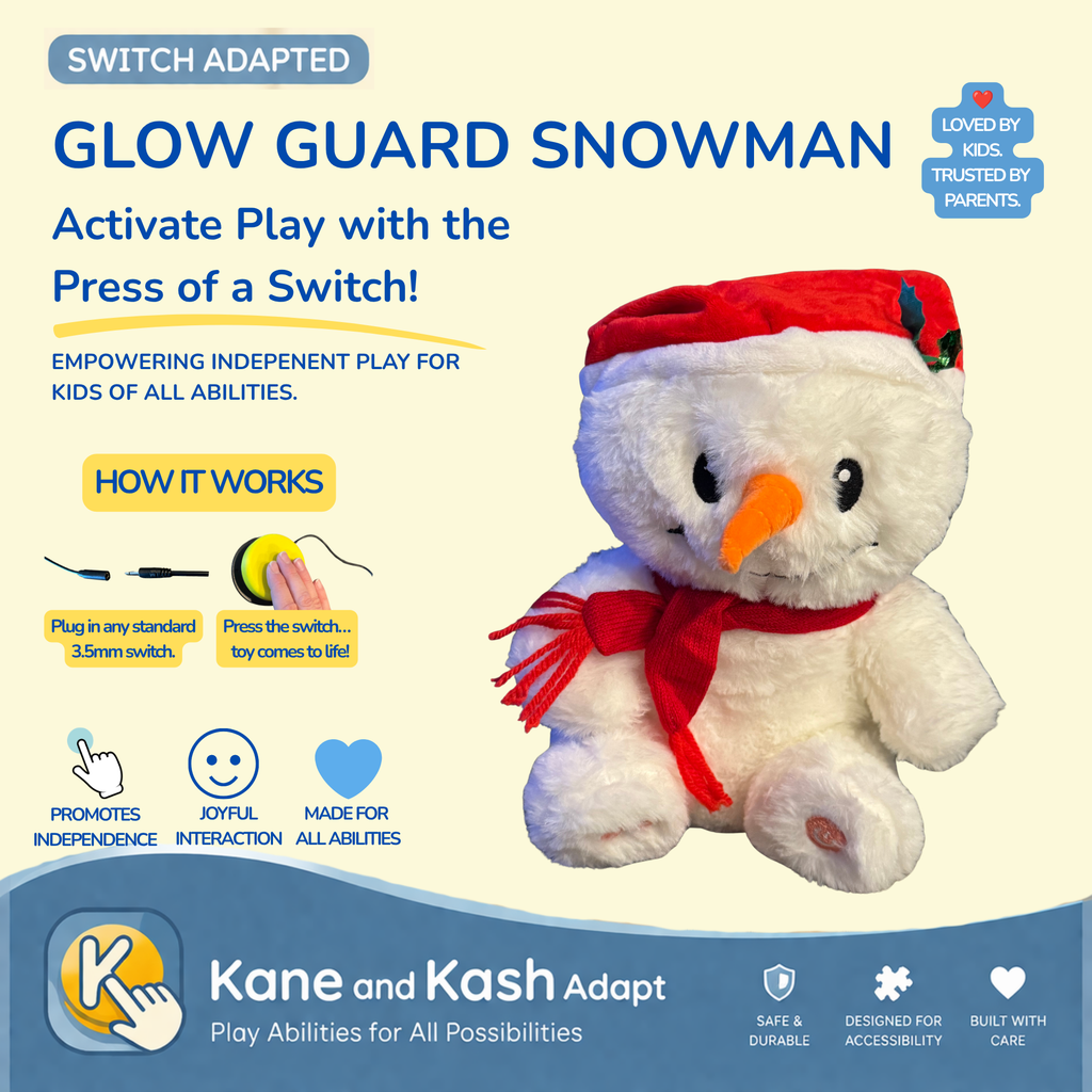 Switch Adapted Glow Guard Snowman- New