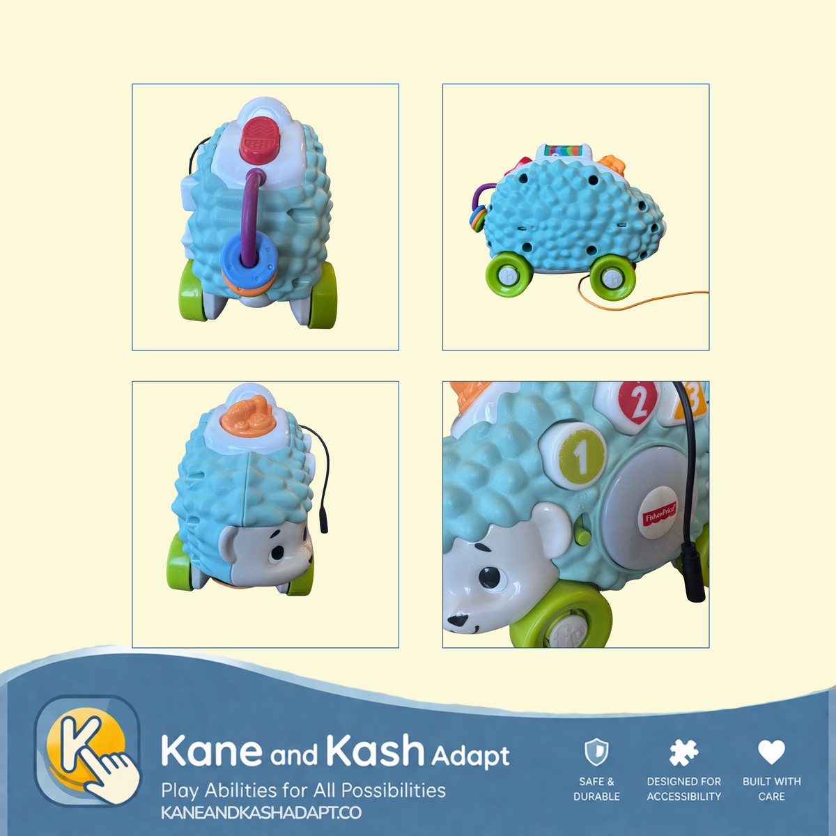 Switch Adapted Happy Shapes Hedgehog #120- Gently Loved
