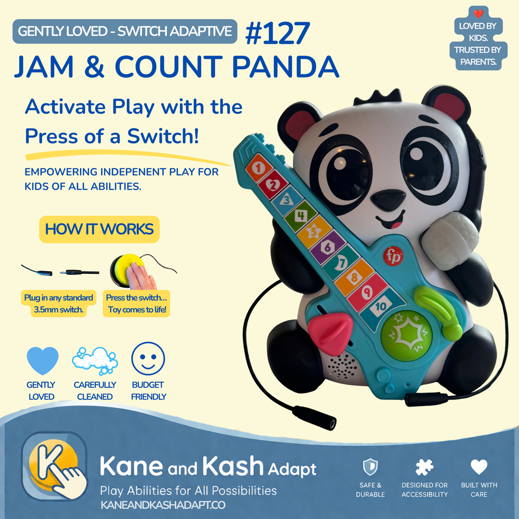 Switch Adapted Jam & Count Panda #127- Gently Loved