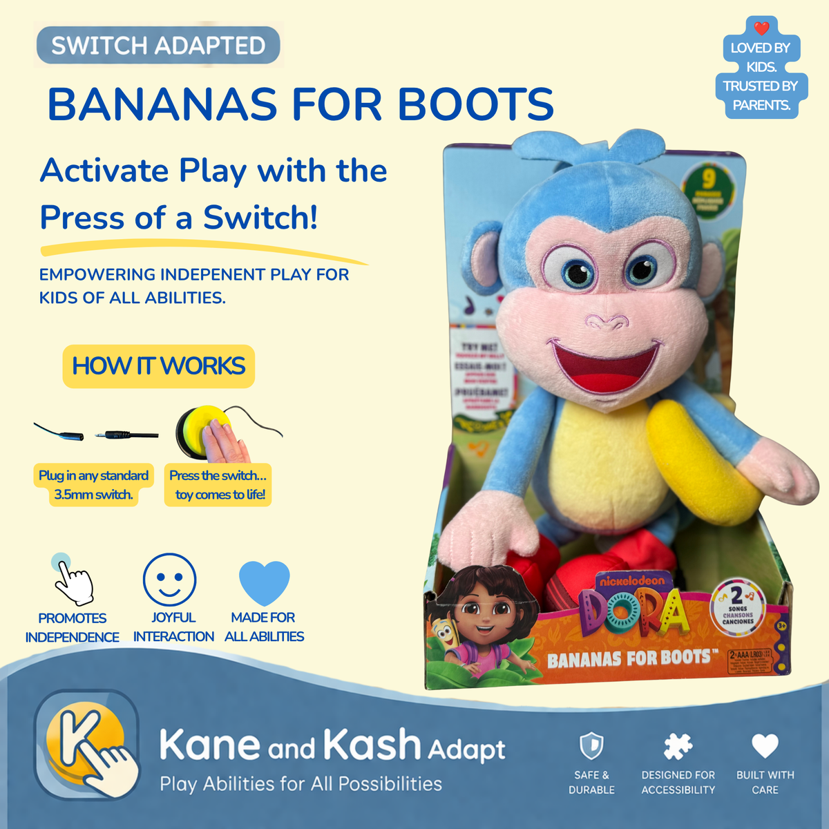 Switch Adapted Bananas for Boots- New
