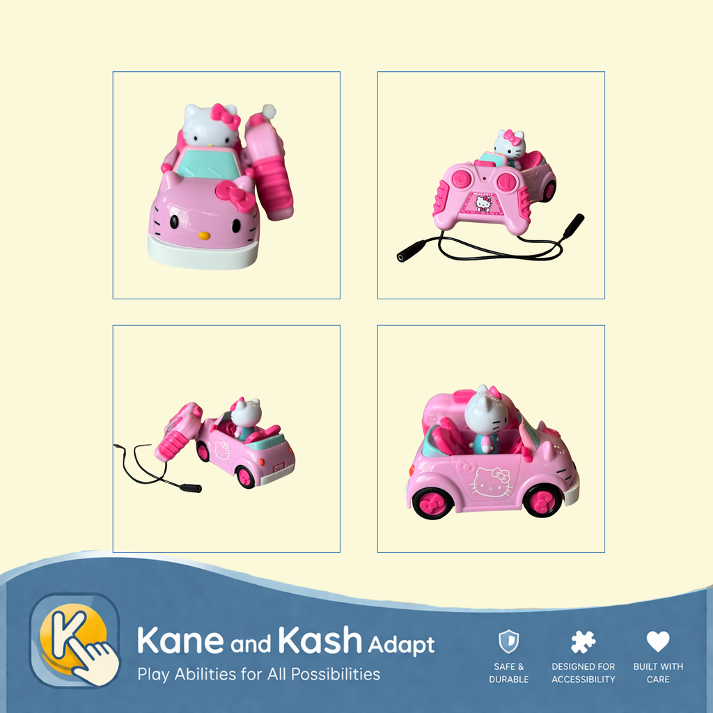 Switch Adapted Hello Kitty RC Car- New