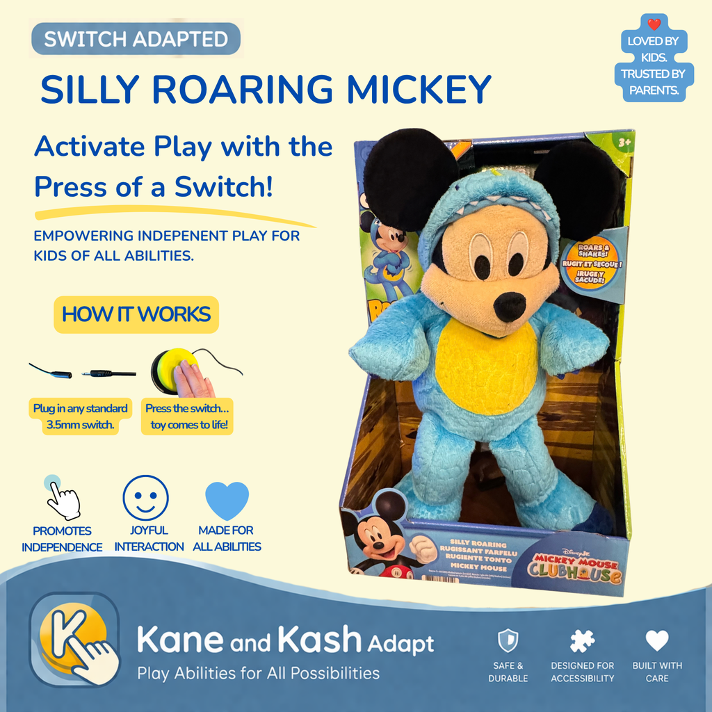 Switch Adapted Silly Roaring Mickey- New