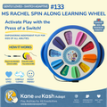 Switch Adapted Ms. Rachel Spin Along Learning Wheel #133- Gently Loved