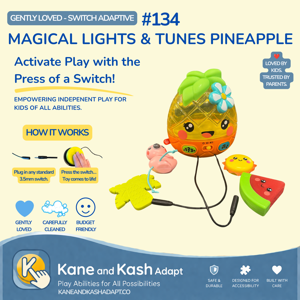 Switch Adapted Lights & Tunes Pineapple #134- Gently Loved