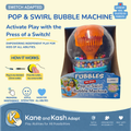 Switch Adapted Pop & Swirl Bubble Machine- New