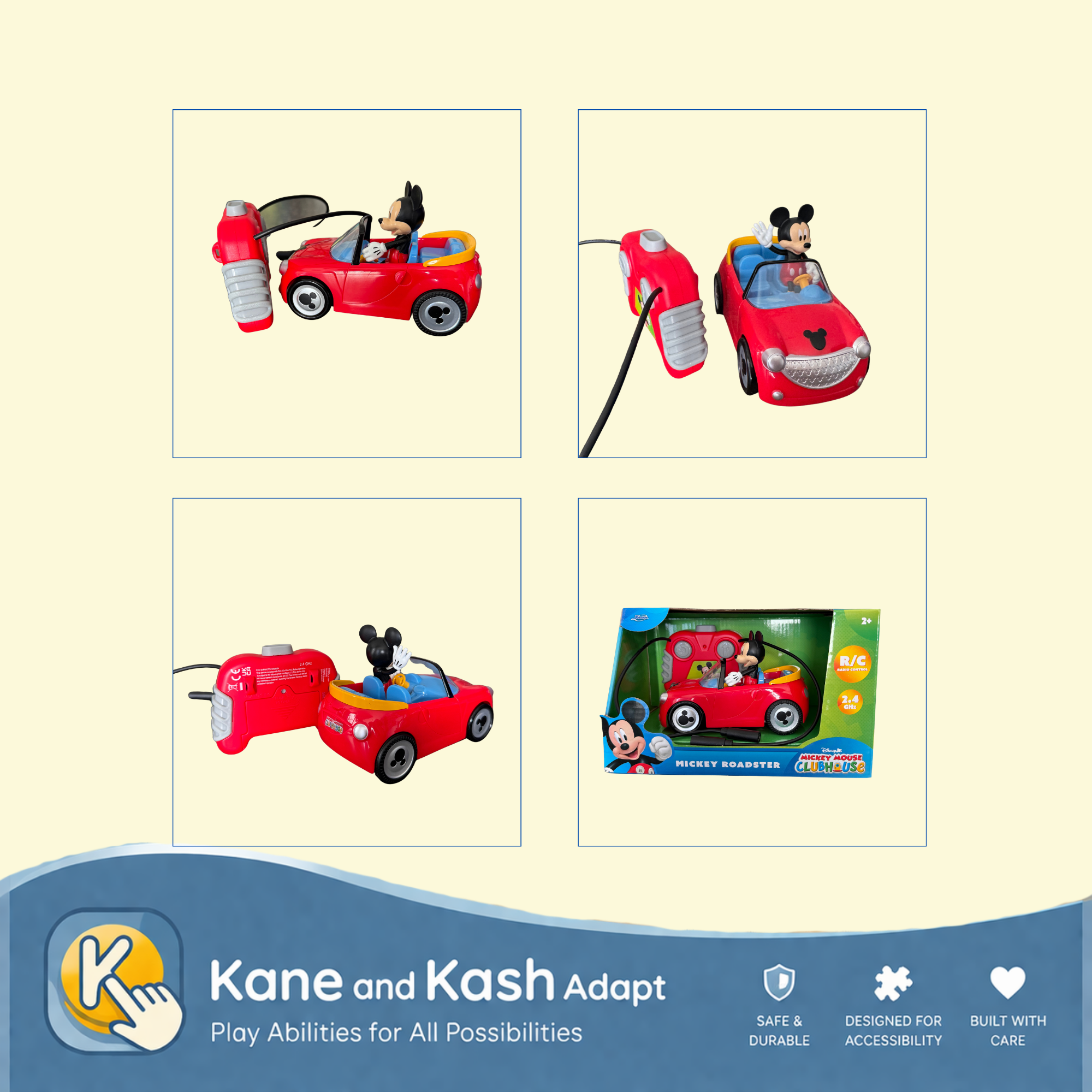 Mickey Roadster RC Car