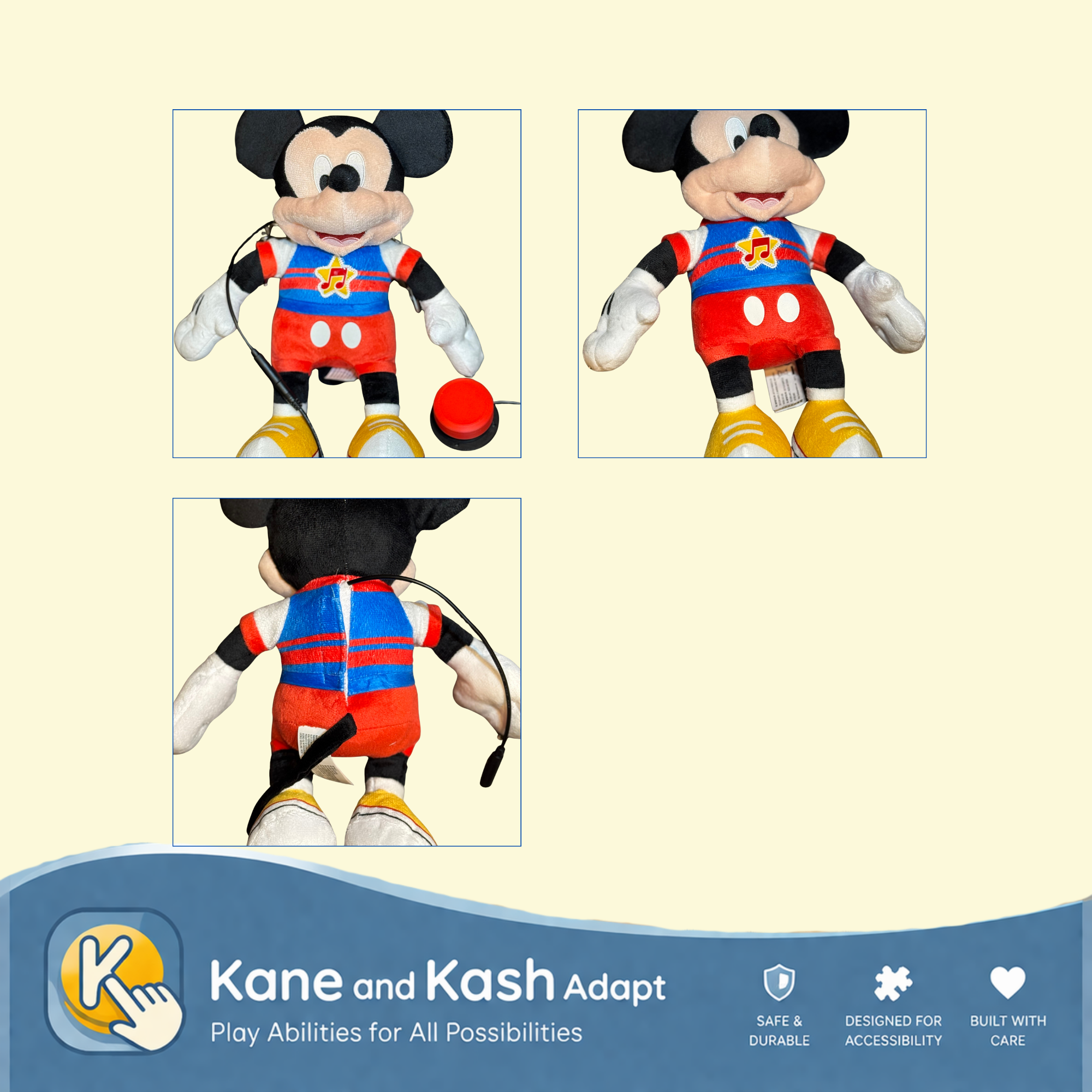 Mickey Mouse Plush Doll