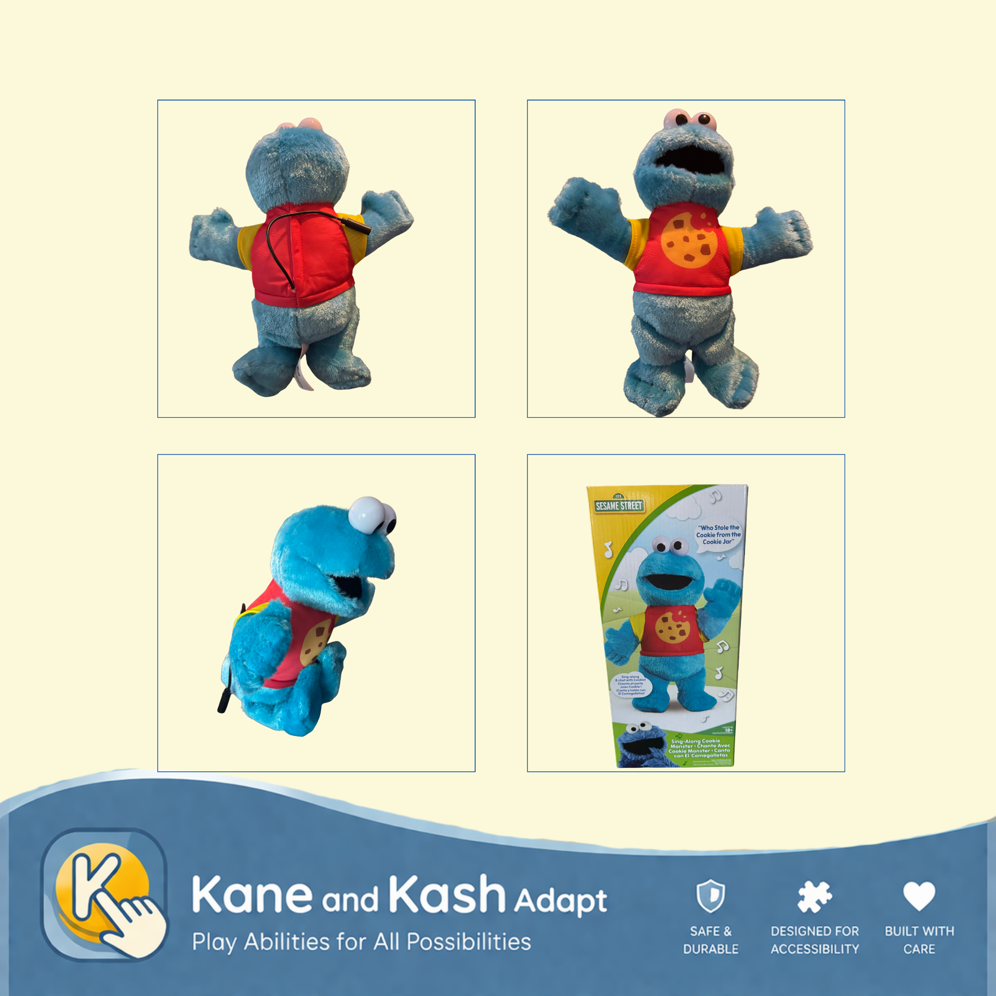 Cookie Monster Plush Doll