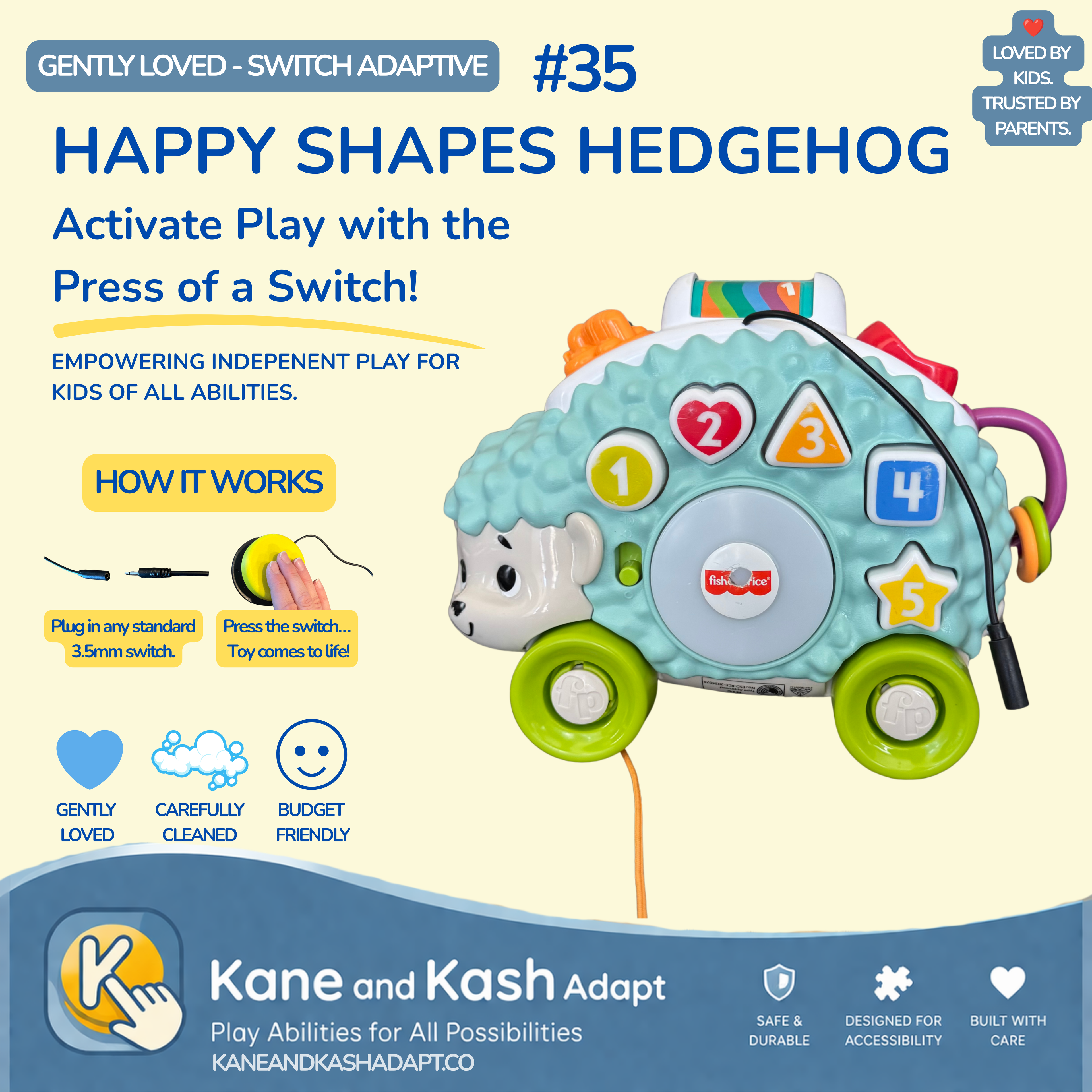 Happy Shapes Hedgehog # 35